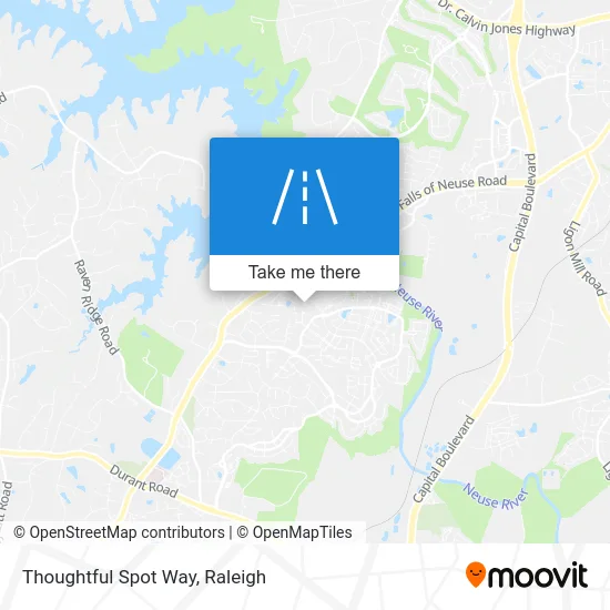 Thoughtful Spot Way map