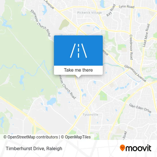 Timberhurst Drive map