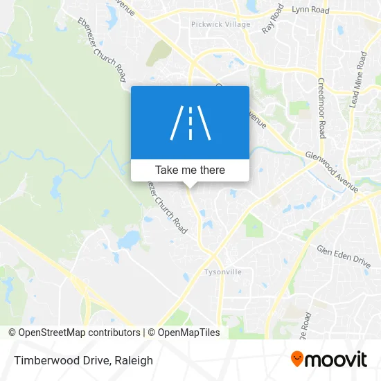 Timberwood Drive map