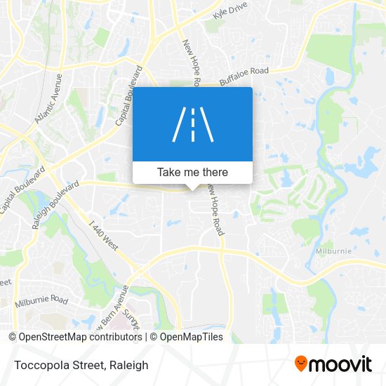 Mapa de Toccopola Street