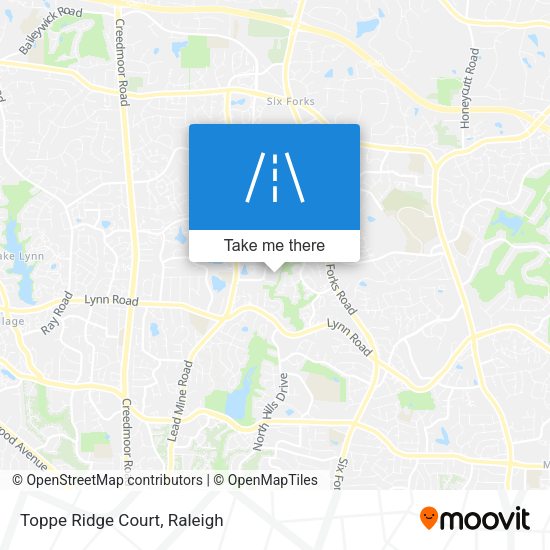 Mapa de Toppe Ridge Court