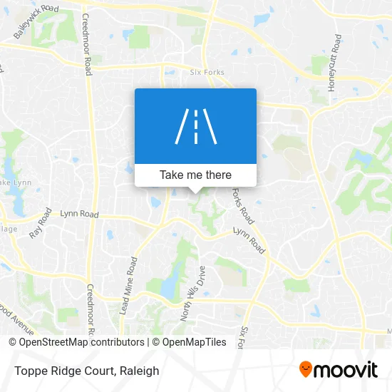 Toppe Ridge Court map