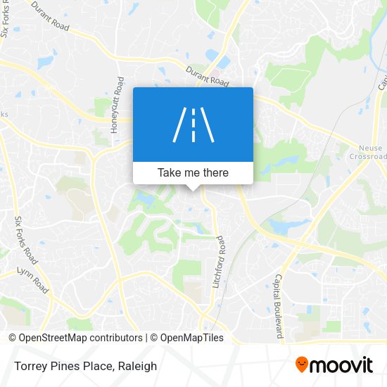 Torrey Pines Place map