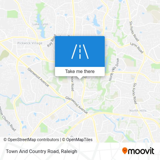 Mapa de Town And Country Road