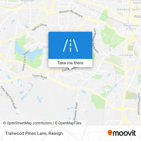 Trailwood Pines Lane map