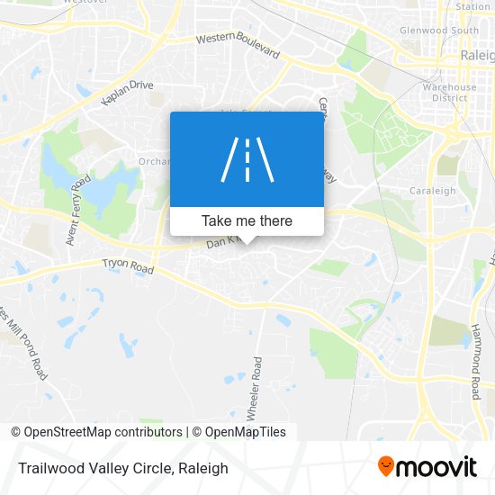 Mapa de Trailwood Valley Circle