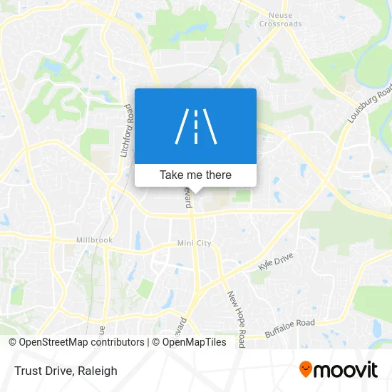 Trust Drive map