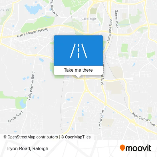Tryon Road map