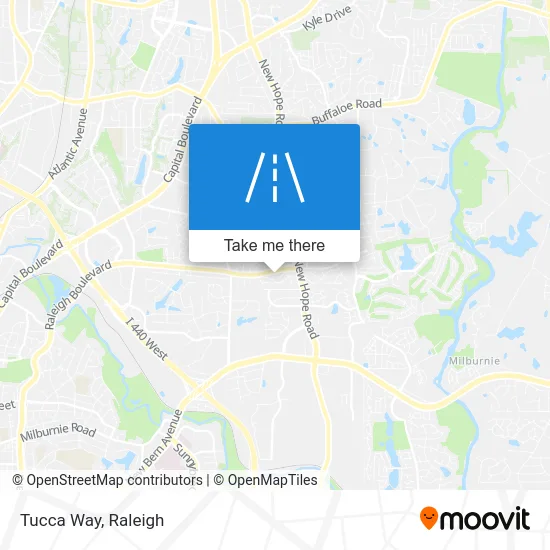 Tucca Way map