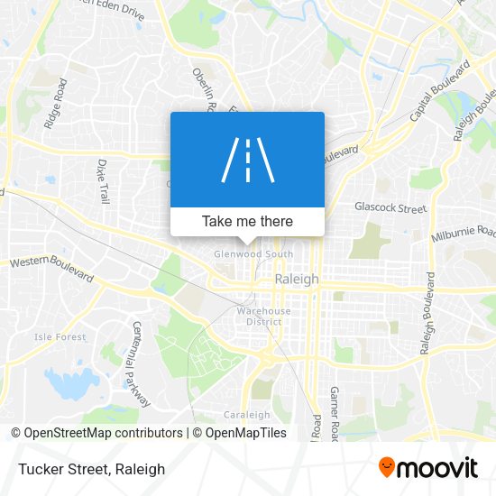 Tucker Street map