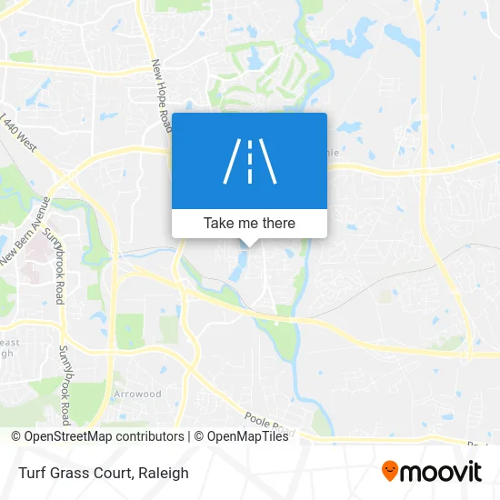 Turf Grass Court map