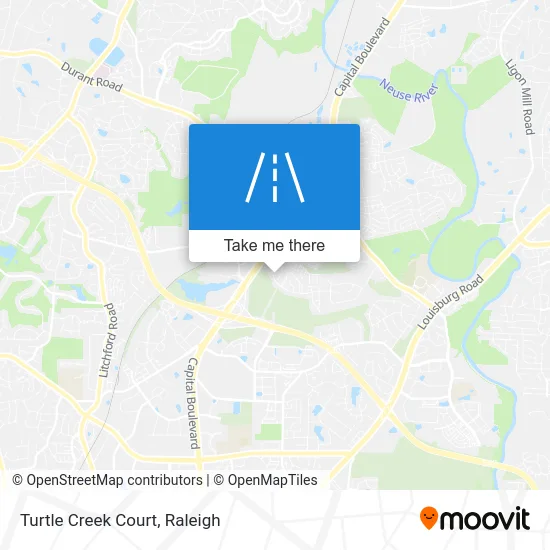 Turtle Creek Court map