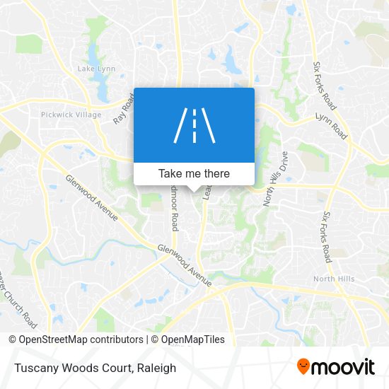 Mapa de Tuscany Woods Court