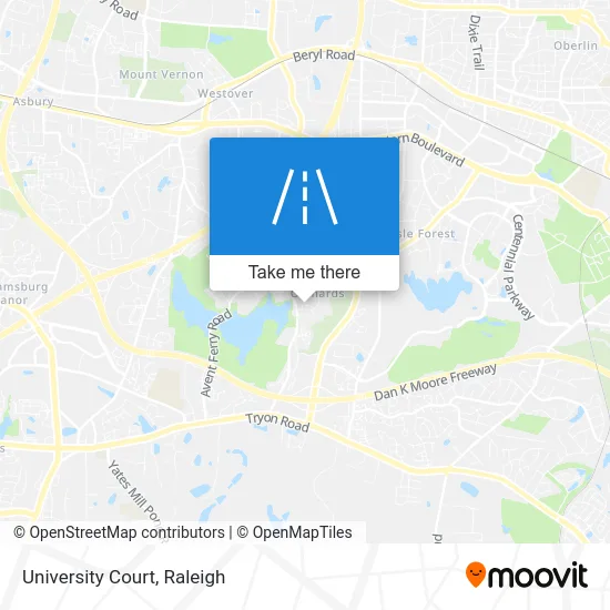 University Court map