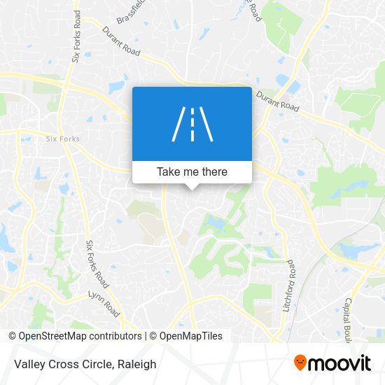 Valley Cross Circle map