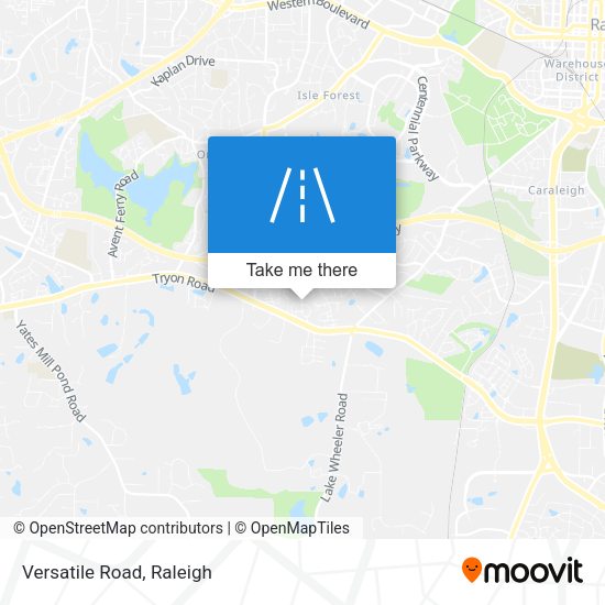 Mapa de Versatile Road