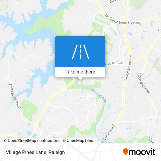 Village Pines Lane map