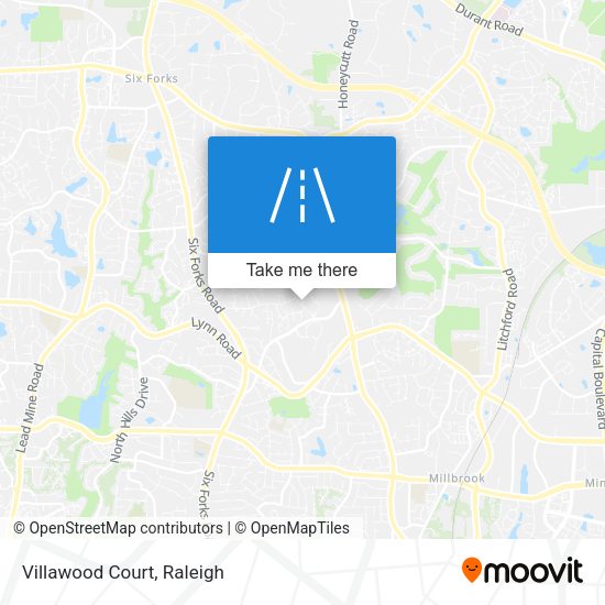 Villawood Court map