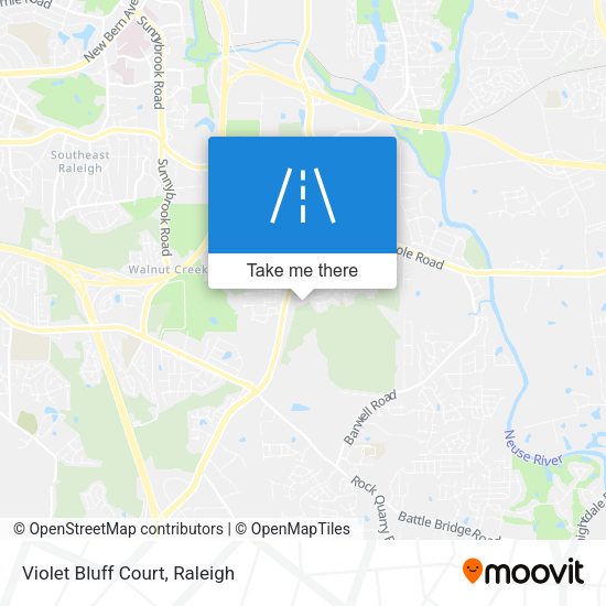 Mapa de Violet Bluff Court