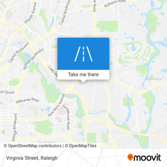 Virginia Street map