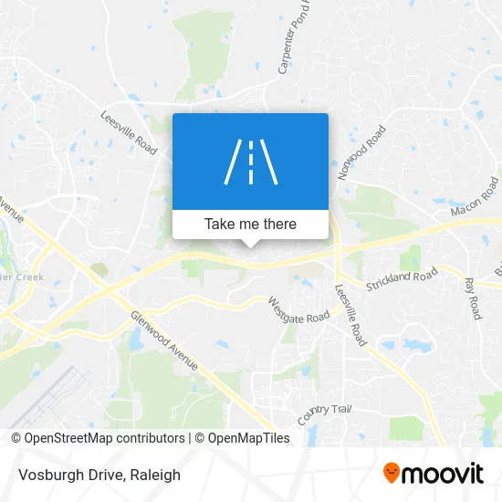 Vosburgh Drive map