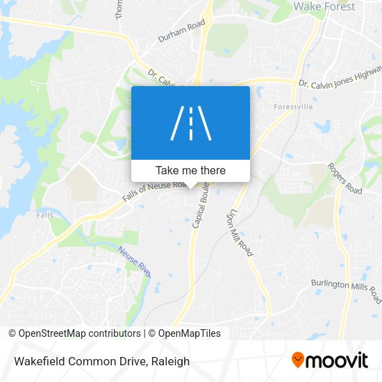 Mapa de Wakefield Common Drive