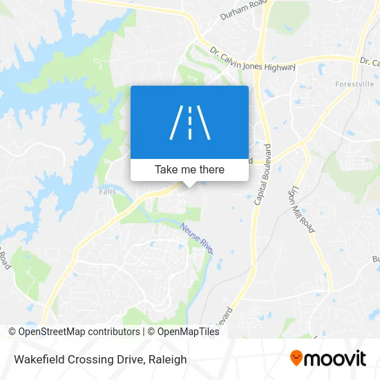 Wakefield Crossing Drive map