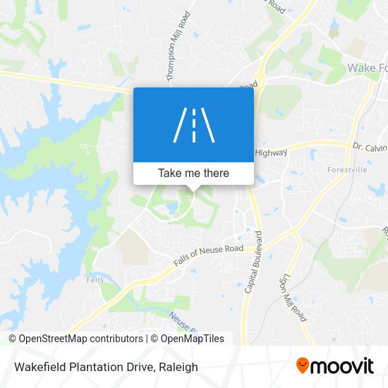 Wakefield Plantation Drive map