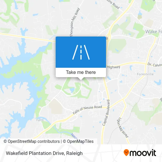 Wakefield Plantation Drive map