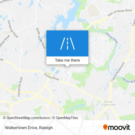 Walkertown Drive map