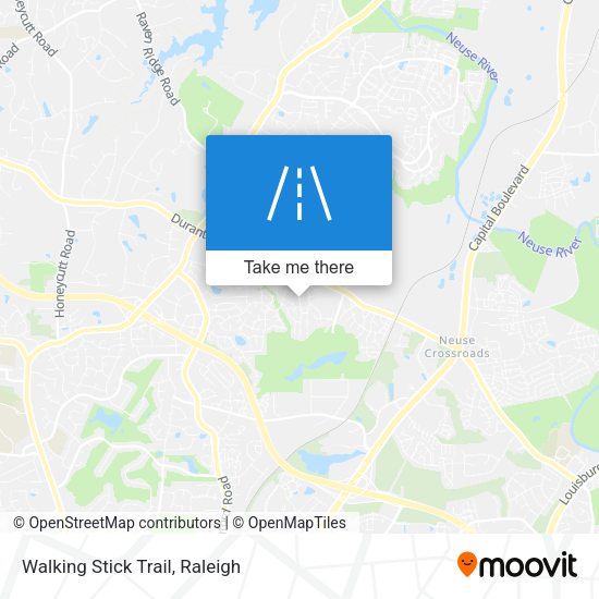 Walking Stick Trail map