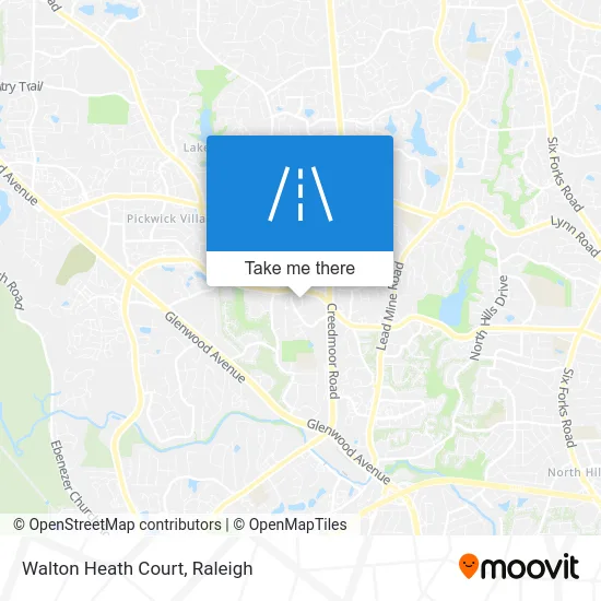 Walton Heath Court map