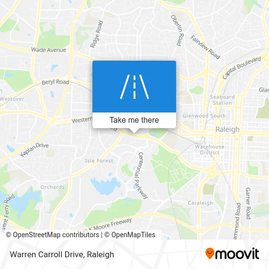 Warren Carroll Drive map