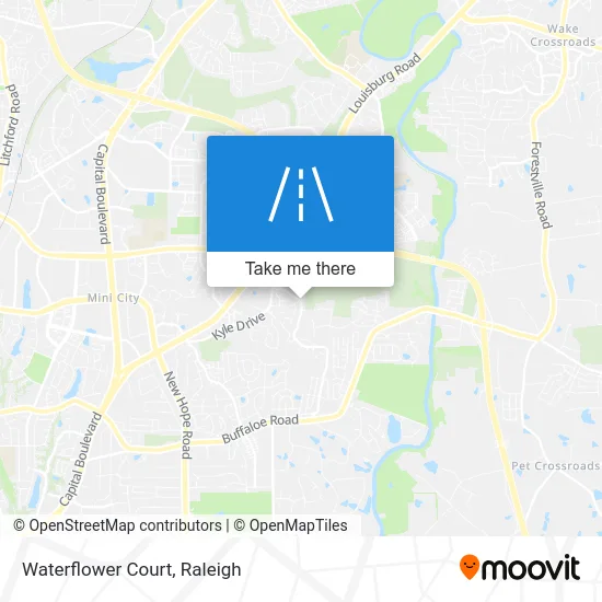 Waterflower Court map