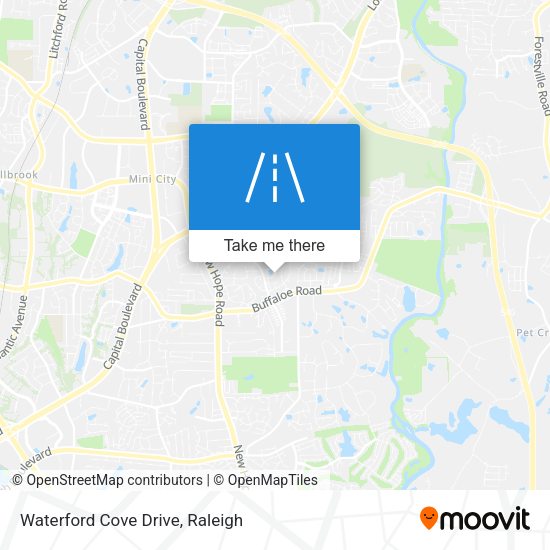 Waterford Cove Drive map