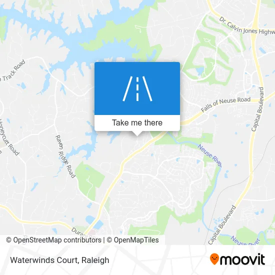 Waterwinds Court map