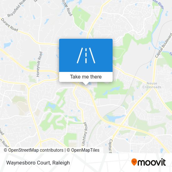 Waynesboro Court map