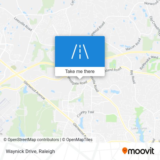 Waynick Drive map