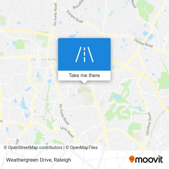 Weathergreen Drive map