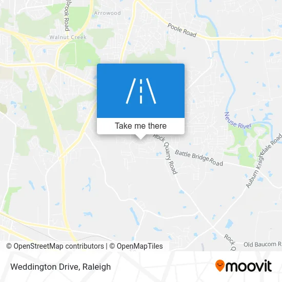 Weddington Drive map