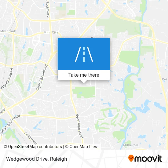 Wedgewood Drive map