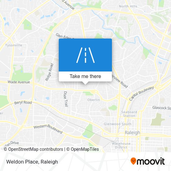 Mapa de Weldon Place