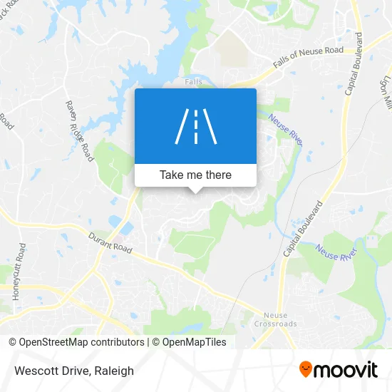 Wescott Drive map