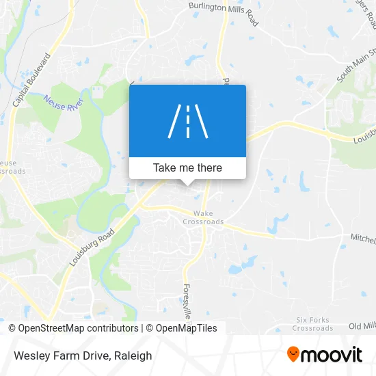 Wesley Farm Drive map