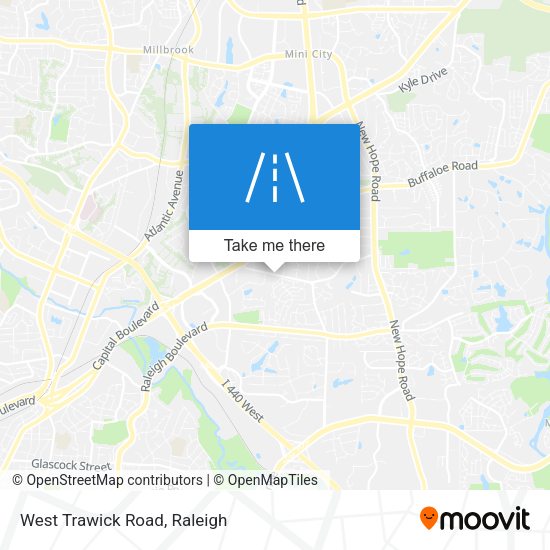 Mapa de West Trawick Road