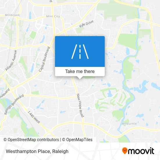 Westhampton Place map