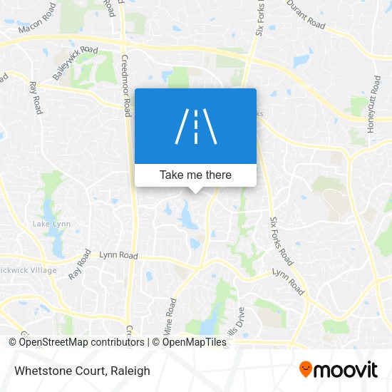 Mapa de Whetstone Court
