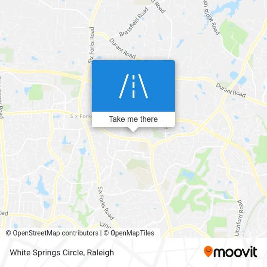 White Springs Circle map