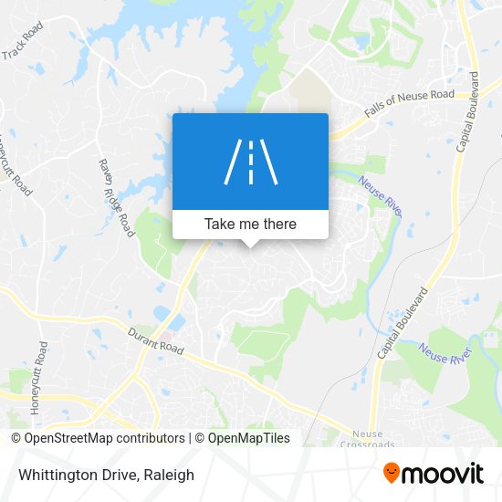 Mapa de Whittington Drive