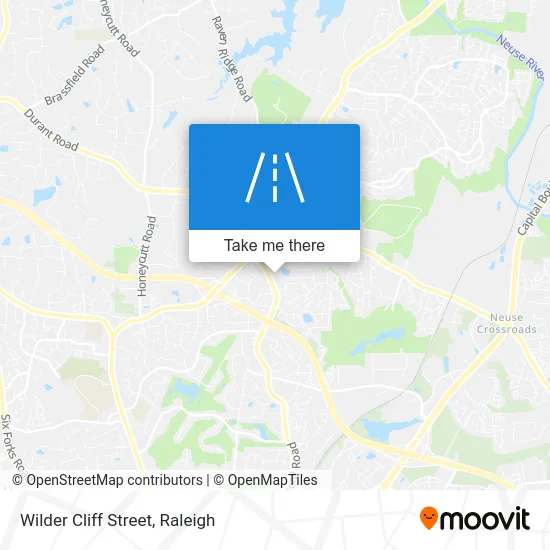 Wilder Cliff Street map